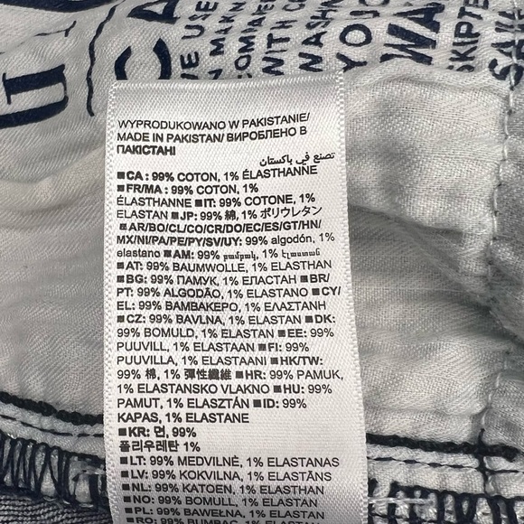 GAP High Rise Stride Wide-Leg Jeans Dark Wash Size 18R 34 - Picture 10 of 12